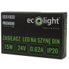 Tápegység LED DIN Rail Premium Line 15W 24V Ecolighthoz