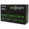 Tápegység LED DIN Rail Premium Line 30W 24V Ecolighthoz