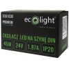 Tápegység LED DIN Rail Premium Line 45W 24V Ecolighthoz