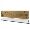Ecolight LED panel 120x30 süllyesztett világítódoboz 50W 5000lm 4000K semleges fekete