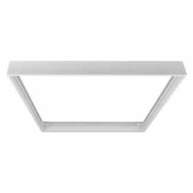   Felületre szerelhető bepattintható keret LED panelekhez 60x60 alumínium 58 mm fehér Ecolight