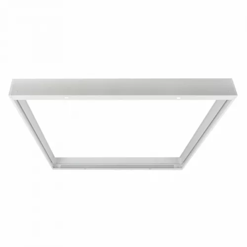 Felületre szerelhető bepattintható keret LED panelekhez 60x60 alumínium 58 mm fehér Ecolight