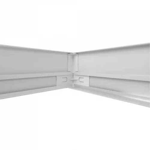 Felületre szerelhető bepattintható keret LED panelekhez 60x60 alumínium 58 mm fehér Ecolight