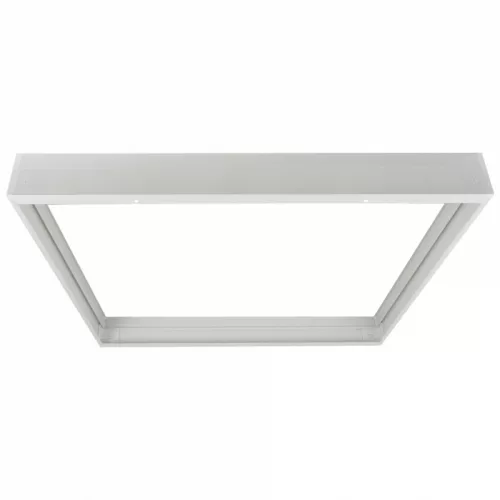 Felületre szerelhető bepattintható keret LED panelekhez 60x60 PVC 65mm fehér Ecolight