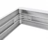 Felületre szerelhető bepattintható keret LED panelekhez 60x60 alumínium, magas, 70 mm, fehér, Ecolight