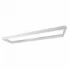 Felületre szerelhető bepattintható keret LED panelekhez 120x30 alumínium 58 mm fehér Ecolight