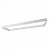 Felületre szerelhető bepattintható keret LED panelekhez 120x30 PVC 65mm fehér Ecolight
