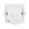 Süllyesztett mennyezeti LED panel lámpatest 6W 660lm 4000K semleges fehér 120° négyzet alakú fehér Downlight Ecolight