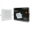 Süllyesztett mennyezeti LED panel lámpatest 6W 660lm 4000K semleges fehér 120° négyzet alakú fehér Downlight Ecolight