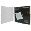 Süllyesztett mennyezeti LED panel lámpatest 24W 2640lm 4000K semleges fehér 120° négyzet alakú fehér Downlight Ecolight