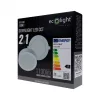 Süllyesztett / felületre szerelhető LED panel lámpatest 2w1 12W 1100lm CCT kerek fehér Downlight Ecolight