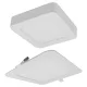 Süllyesztett / felületre szerelhető LED panel lámpatest 2w1 18W 1650lm CCT négyzet alakú fehér Downlight Ecolight