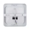 Süllyesztett / felületre szerelhető LED panel lámpatest 2w1 18W 1650lm CCT négyzet alakú fehér Downlight Ecolight