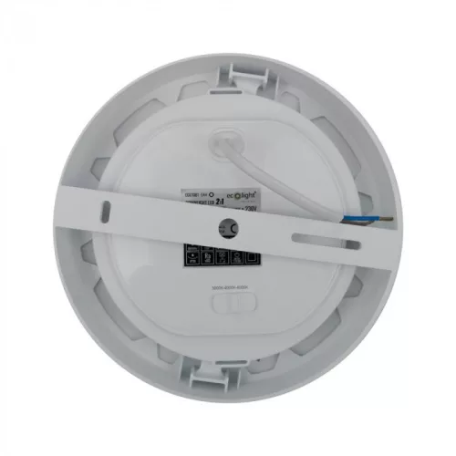Süllyesztett / felületre szerelhető LED panel lámpatest 2w1 18W 1650lm CCT kerek fehér Downlight Ecolight