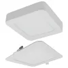 Süllyesztett / felületre szerelhető LED panel lámpatest 2w1 24W 2200lm CCT négyzet alakú fehér Downlight Ecolight