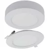 Süllyesztett / felületre szerelhető LED panel lámpatest 2w1 24W 2200lm CCT kerek fehér Downlight Ecolight
