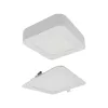 Süllyesztett / felületre szerelhető LED panel lámpatest 2w1 6W 540lm CCT négyzet alakú fehér Downlight Ecolight