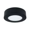 Süllyesztett / felületre szerelhető LED panel lámpatest 2w1 6W 540lm CCT kerek fekete Downlight Ecolight