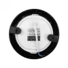 Süllyesztett / felületre szerelhető LED panel lámpatest 2w1 12W 1100lm CCT kerek fekete Downlight Ecolight