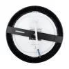 Süllyesztett / felületre szerelhető LED panel lámpatest 2w1 18W 1650lm CCT kerek fekete Downlight Ecolight