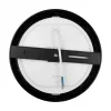 Süllyesztett / felületre szerelhető LED panel lámpatest 2w1 24W 2200lm CCT kerek fekete Downlight Ecolight