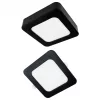 Süllyesztett / felületre szerelhető LED panel lámpatest 2w1 12W 1100lm CCT négyzet alakú fekete Downlight Ecolight