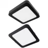 Süllyesztett / felületre szerelhető LED panel lámpatest 2w1 24W 2200lm CCT négyzet alakú fekete Downlight Ecolight