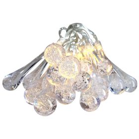   Műanyag jégcsapok Garland 3x AA elemmel működik 20x LED MILAGRO EKD3942