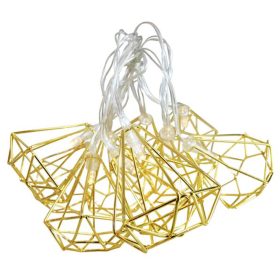   Elemes LED füzér lámpák Dekoratív lámpák Fém gyémánt 10x LED MILAGRO EKD4024