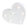 Dekoratív szív éjszakai lámpa 2x AA 1.5V elemmel működik 6x LED MILAGRO EKD3720
