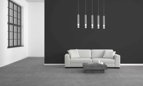 Függesztett lámpa Tuba Zwis Chrome ICE 25W LED IP20 Fém és akril Milagro