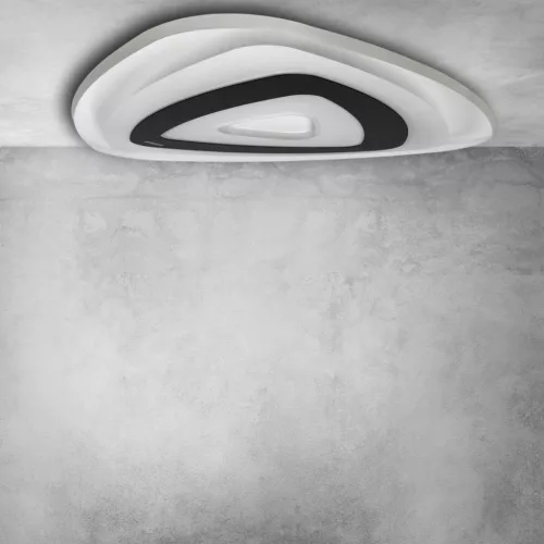 Felületre szerelhető mennyezeti lámpa VOLTA 38W LED + TÁVIRÁNYÍTÁS háromszög szabálytalan alakú ML106 Milagro fém + akril