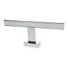 SHINE CHROME fali lámpa téglalap alakú 7W LED Fém és műanyag IP44 Milagro