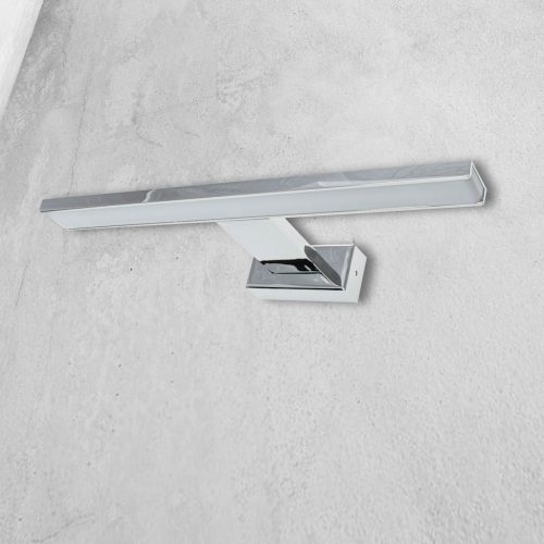 SHINE CHROME fali lámpa téglalap alakú 7W LED Fém és műanyag IP44 Milagro