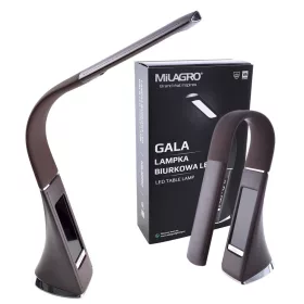   LED asztali lámpa GALA 6W Barna IP20 kijelzővel Milagro műanyag