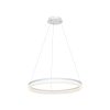 RING függőlámpa, fehér kör, 36W LED fém és akril IP20, modern stílusú Milagro