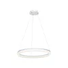 RING függőlámpa, fehér kör, 36W LED fém és akril IP20, modern stílusú Milagro