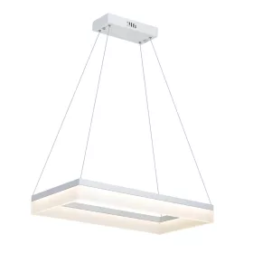   CUBO függőlámpa fehér téglalap 36W LED IP20 Fém és akril modern minimalista stílusú Milagro