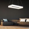 CUBO függőlámpa fehér téglalap 36W LED IP20 Fém és akril modern minimalista stílusú Milagro