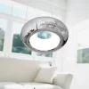 MERCURIO króm kör alakú függőlámpa 12W LED IP20 Fém modern stílusú Milagro