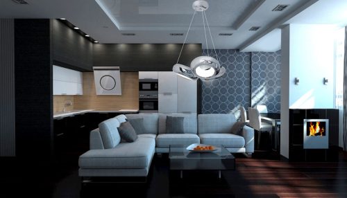 MERCURIO függőlámpa króm körök 36W LED IP20 Fém modern stílusú Milagro