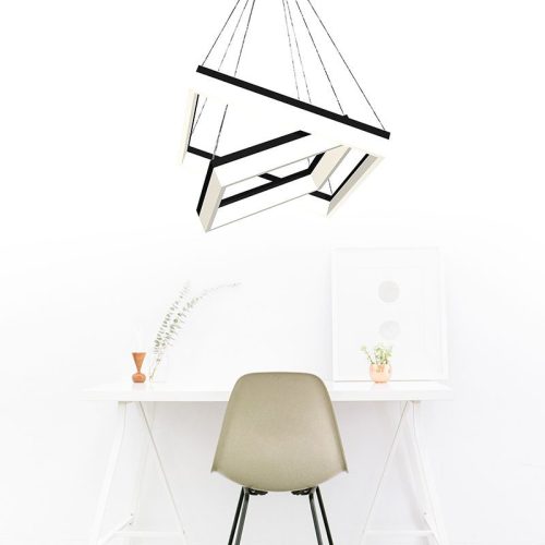 NERO függőlámpa 80W LED 4000K IP20 Fém és akril Milagro Modern stílus