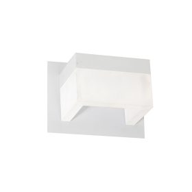   Fali lámpa CUBO 7W fehér LED IP20 Fém és akril stílusú modern minimalista Milagro
