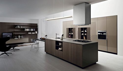 RAY 36W függőlámpa fekete téglalap LED IP20 Fém és akril stílusú modern minimalista Milagro