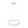 RING függőlámpa 24W fehér kör LED IP20 Fém és akril modern stílusú Milagro