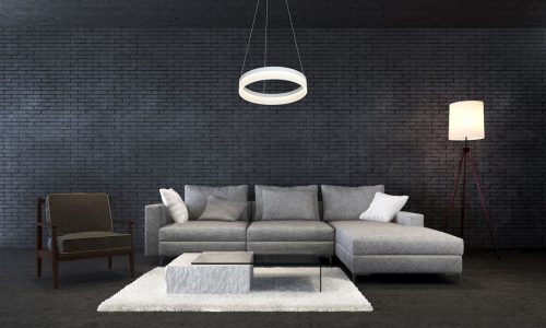 RING függőlámpa 24W fehér kör LED IP20 Fém és akril modern stílusú Milagro