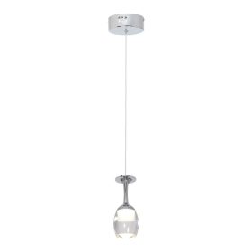   COPPA 5W LED Chalice Chrome Minimalista függőlámpa ML436 Milagro Metal + Akril