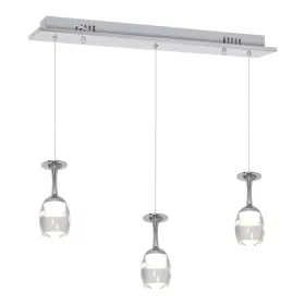   COPPA függőlámpa 15W (3x5W) LED Kupa króm minimalista ML438 Milagro fém + akril
