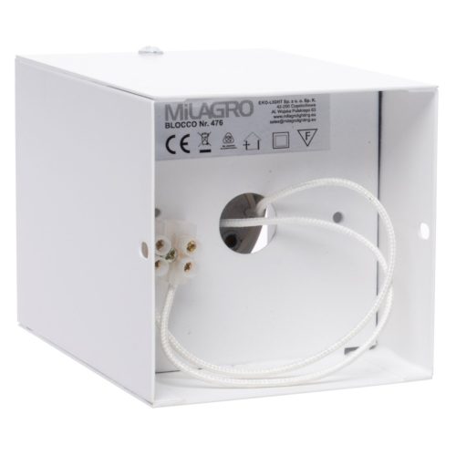 BLOCCO mennyezeti lámpa fehér 1x7W GU10 LED Milagro