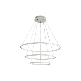   ORION függőlámpa három kör fehér 99W LED IP20 modern minimalista stílus Fém és akril Milagro